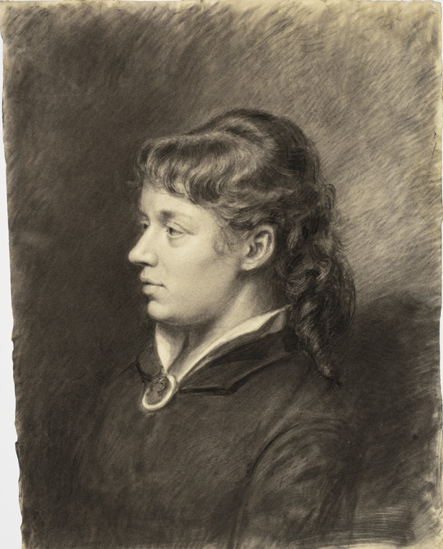 Sally von Kügelgen (1860 – 1928). Naise portree. Süsi. Eesti Kunstimuuseum