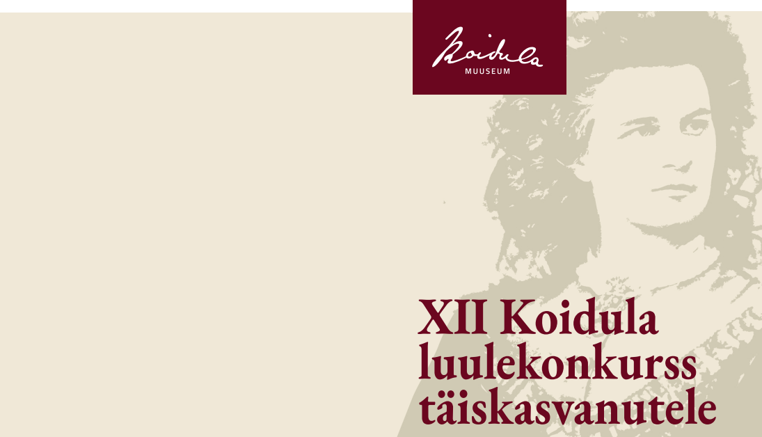 Taas on saabumas Koidula luulekonkursi eelvoorud ning finaalvõistlus emakeelepäeval Koidule muuseumis. Ootame kõiki osalema, sest eesti keel ja meie inimeste lo