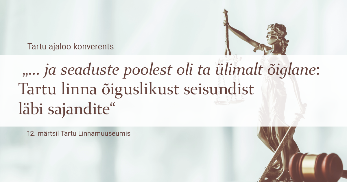 Et üks linn saaks rahus areneda ja õitseda, peavad ühiskondlikud kokkulepped kehtima, peab olema õigus ja õiglus. Sisutiheda konverentsipäeva fookuses on linna 